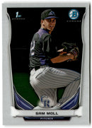 2014 Bowman Chrome Prospects Sam Moll