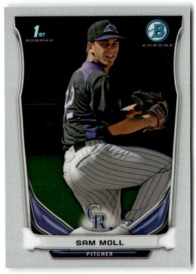 2014 Bowman Chrome Prospects Sam Moll #BCP39