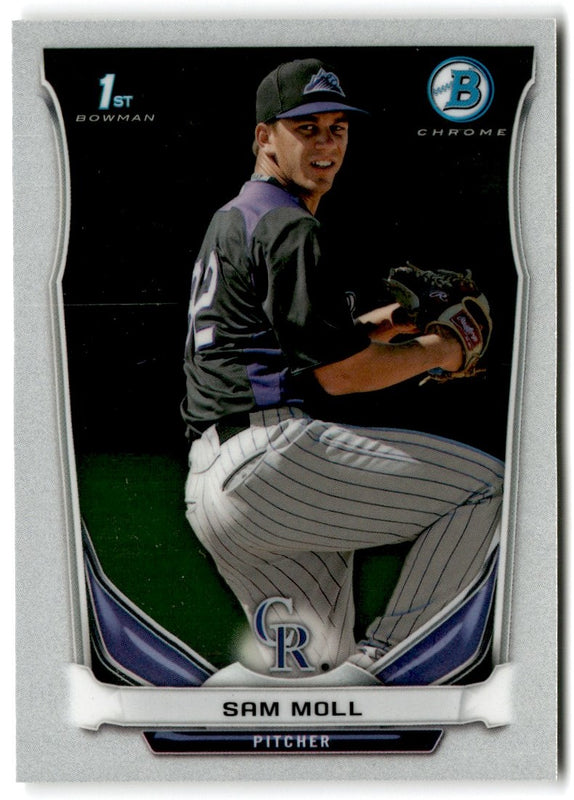 2014 Bowman Chrome Prospects Sam Moll #BCP39