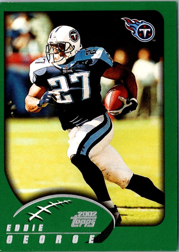 2002 Topps MVP Promotion Eddie George #NNO