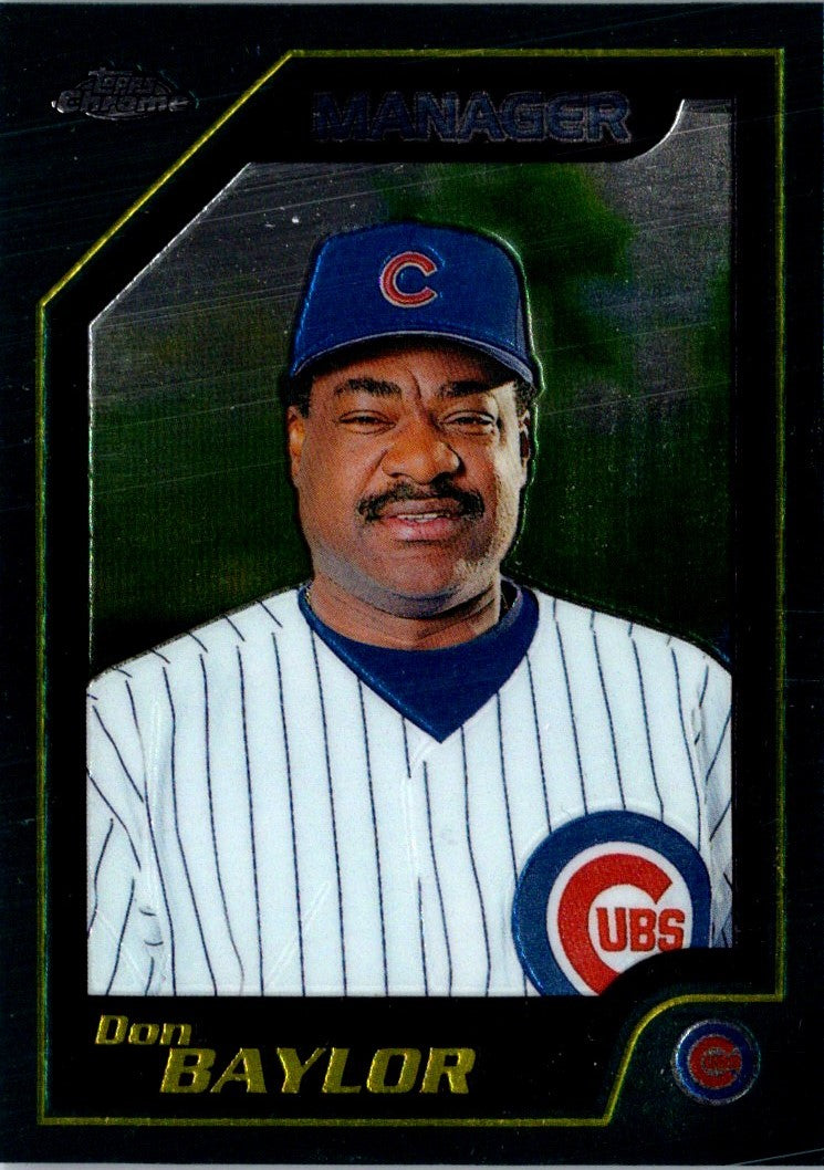 2001 Topps Chrome Don Baylor