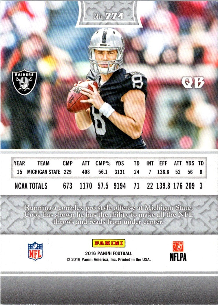 2016 Panini Connor Cook