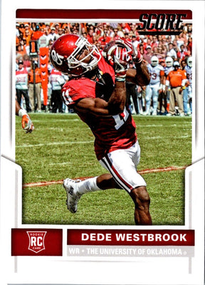 2017 Score Dede Westbrook #346 Rookie