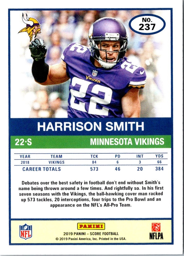 2019 Score Harrison Smith