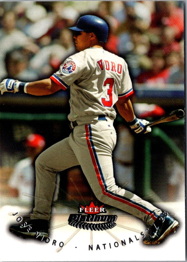 2005 Fleer Platinum Jose Vidro #16