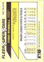 1989 Fleer SuperStars Todd Worrell #44