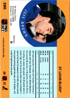 1990 Pro Set Jeff Brown #260