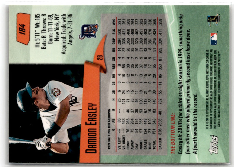 1993 Topps Chrome Damion Easley