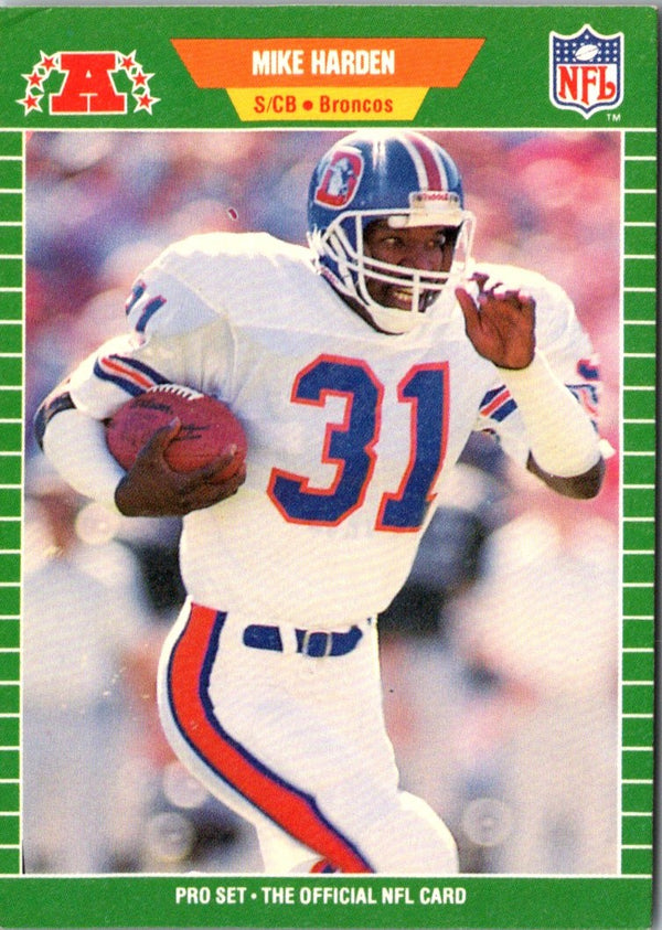 1989 Pro Set Mike Harden #102