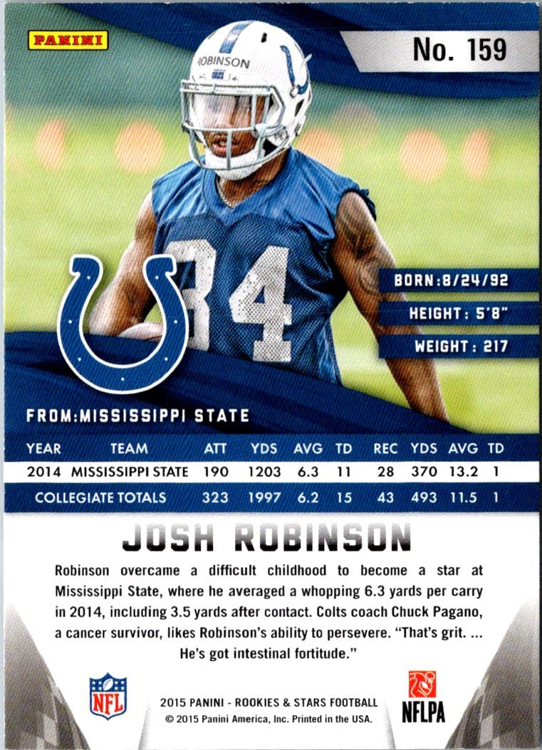 2015 Panini Rookies & Stars Josh Robinson