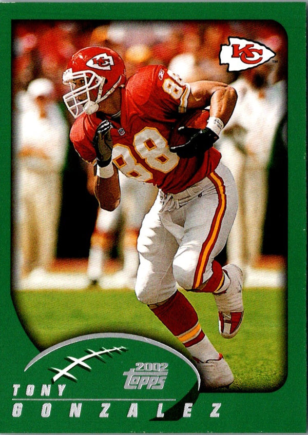 2002 Topps MVP Promotion Tony Gonzalez #NNO