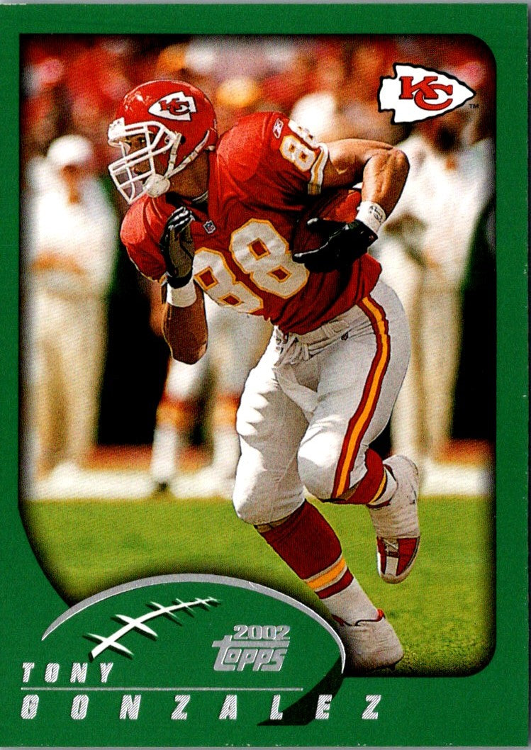 2002 Topps MVP Promotion Tony Gonzalez
