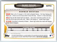 2014 Bowman Blake Taylor #BDPP23