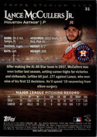 2019 Stadium Club Lance McCullers Jr. #31