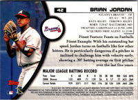 2001 Finest Brian Jordan #42