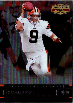 2007 Donruss Gridiron Gear Charlie Frye #70