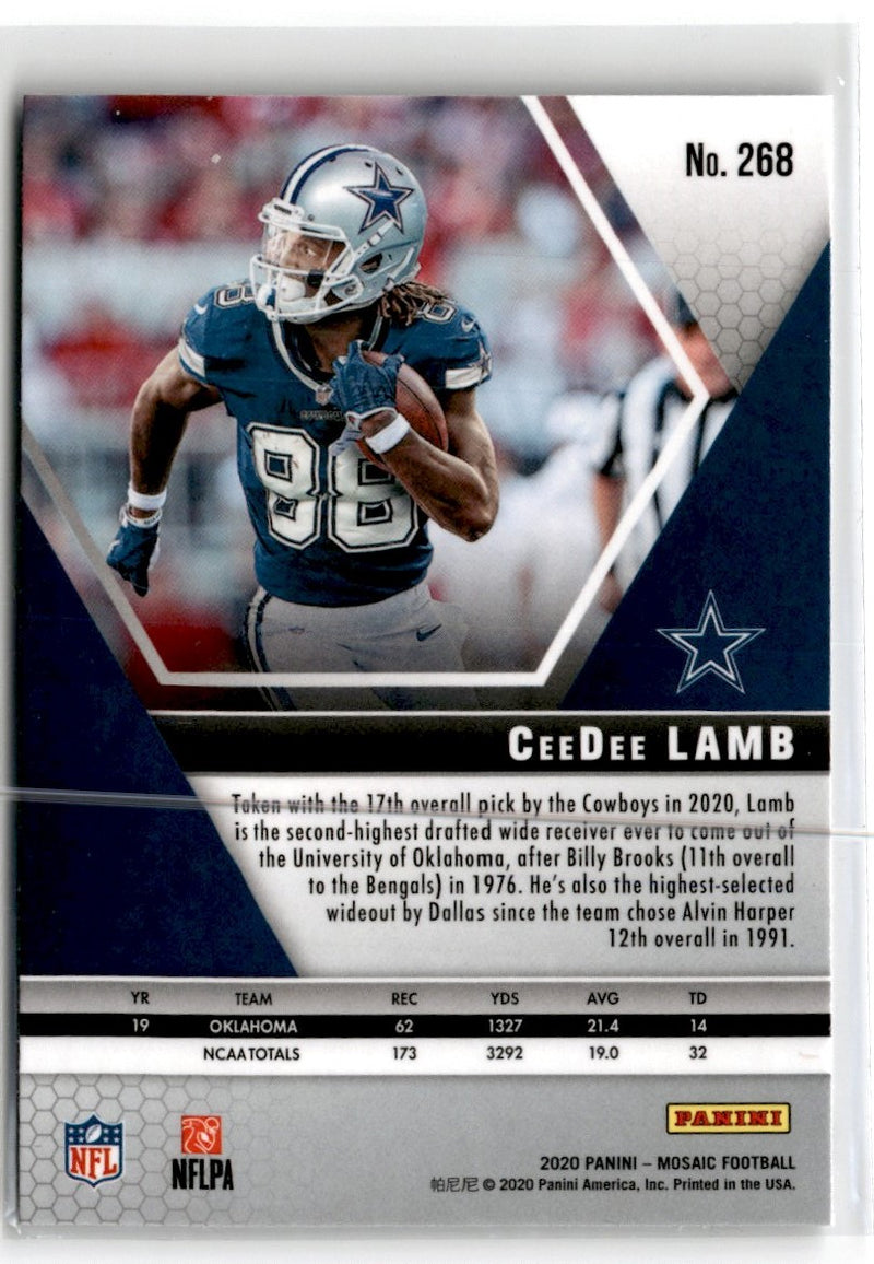 2020 Panini Mosaic CeeDee Lamb