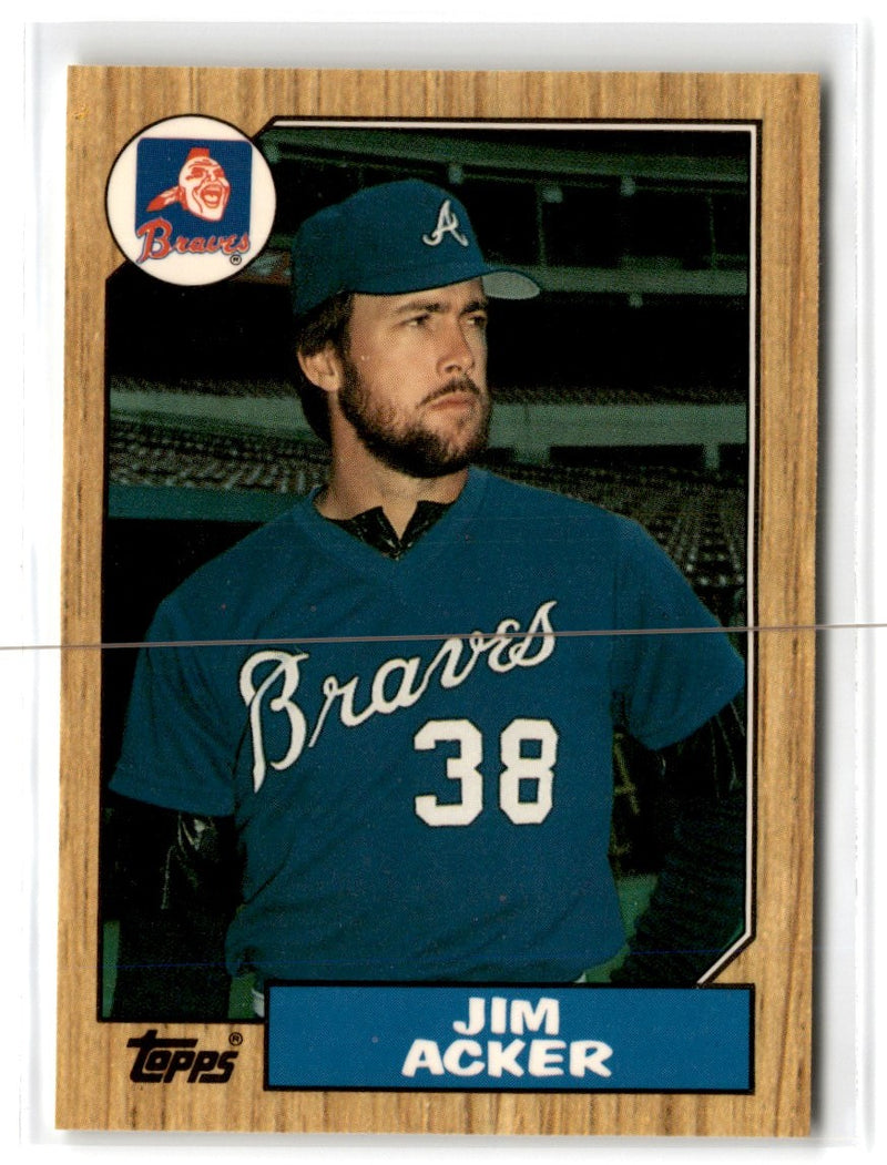 1987 Topps Tiffany Jim Acker