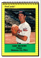 1991 ProCards Terry Mathews #173