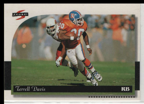1996 Score Terrell Davis #90 Rookie