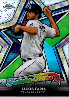 2018 Topps Chrome Future Stars Jacob Faria #FS-11