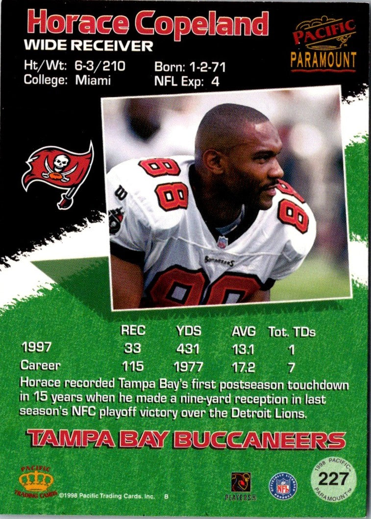 1998 Pacific Paramount Horace Copeland