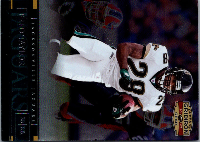 2007 Donruss Gridiron Gear Fred Taylor