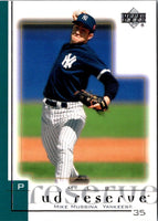 2001 UD Reserve Mike Mussina #84