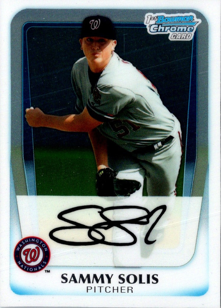 2011 Bowman Chrome Prospect Sammy Solis