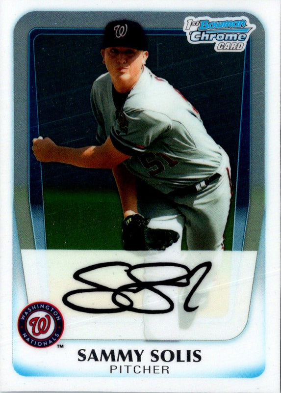 2011 Bowman Chrome Prospect Sammy Solis #BCP106