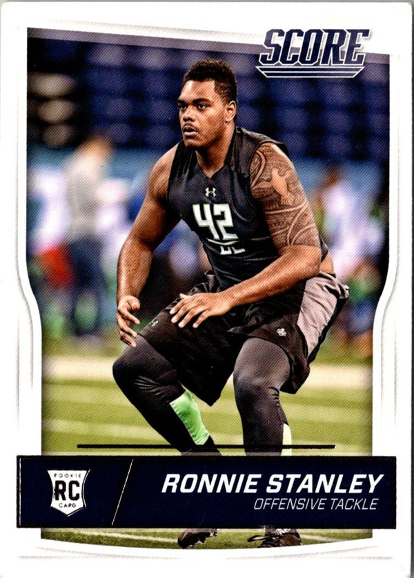 2016 Score Ronnie Stanley #387 Rookie