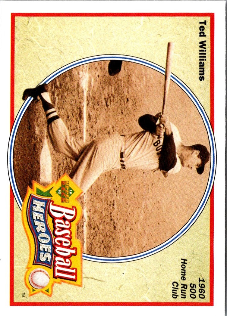 1992 Upper Deck Baseball Heroes Ted Williams Ted Williams