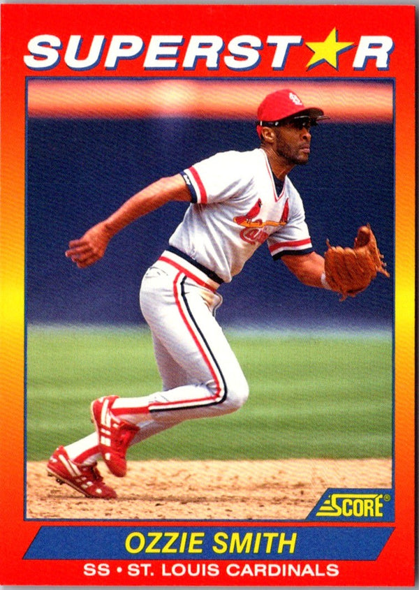 1992 Score 100 Superstars Ozzie Smith #47