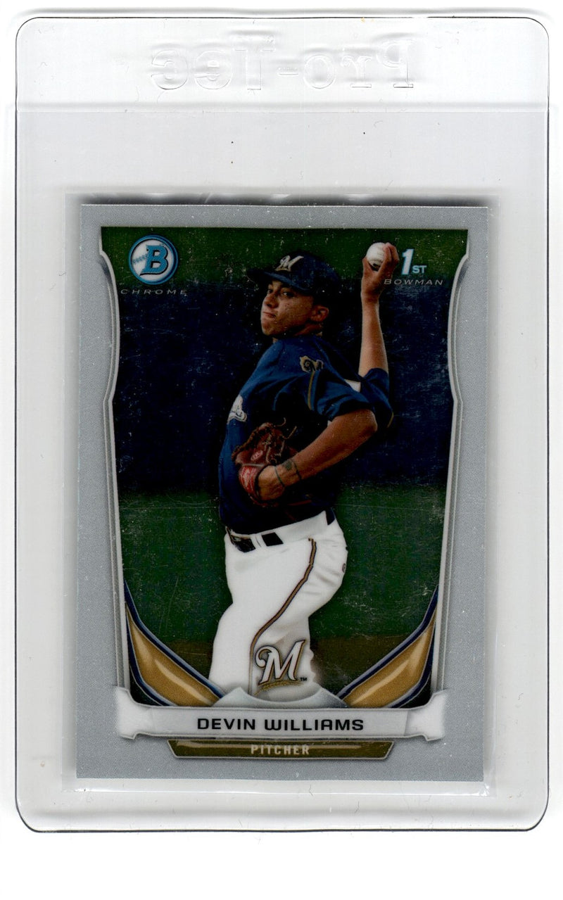 2014 Bowman Chrome Prospects Devin Williams