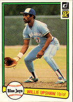 1982 Donruss Willie Upshaw #652