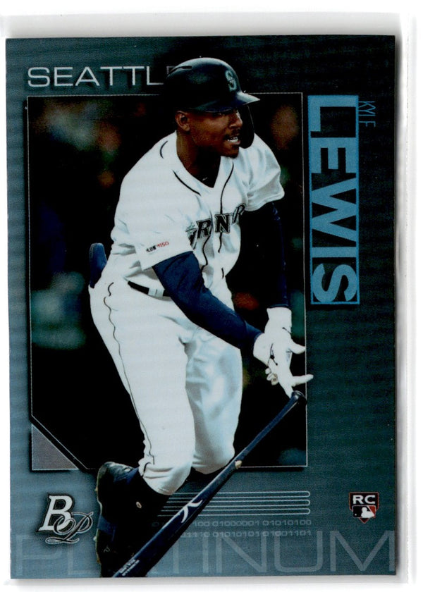 2020 Bowman Platinum Kyle Lewis #50 Rookie