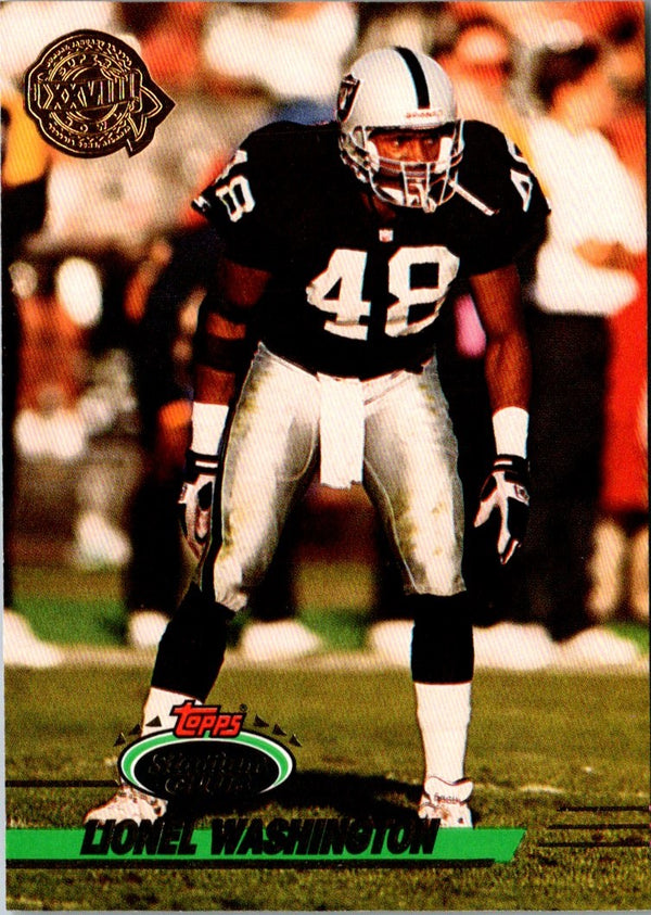 1993 Stadium Club Super Teams Bowl Lionel Washington #486