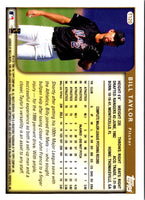 1999 Topps Traded Rookies Bill Taylor #T120