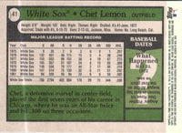 2004 Topps All-Time Fan Favorites Chet Lemon #41