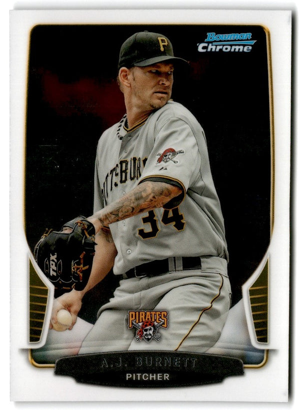 2013 Bowman Chrome A.J. Burnett #105