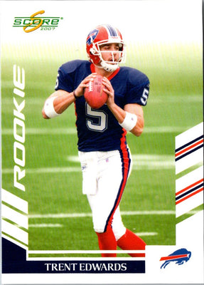 2007 Score Trent Edwards #375 Rookie