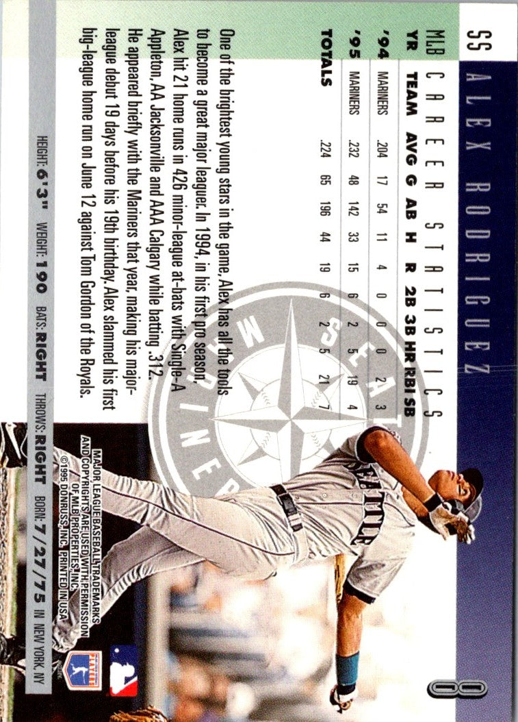 1996 Donruss Alex Rodriguez