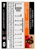 2005 Topps 50th Anniversary Rookies Antrel Rolle #433