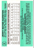 1984 Donruss Jerry Hairston #86