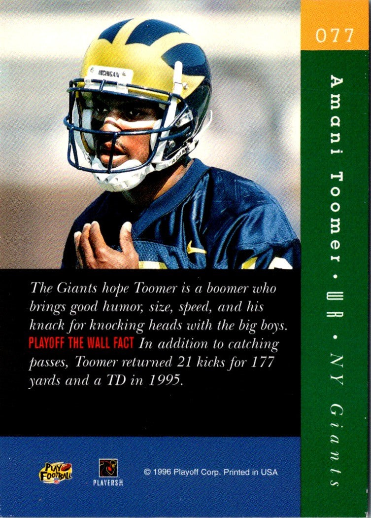 1996 Playoff Absolute Amani Toomer
