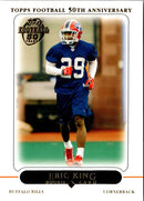 2005 Topps 50th Anniversary Rookies Eric King