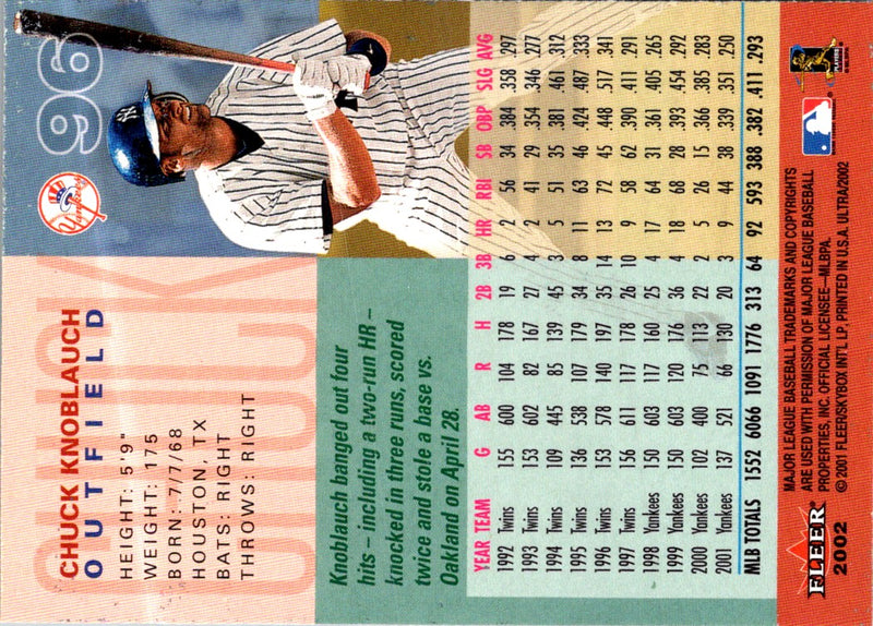 2002 Ultra Chuck Knoblauch