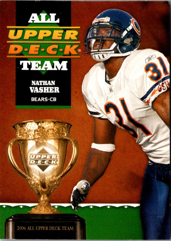 2006 Upper Deck All Team Nathan Vasher #1AUDT-NV