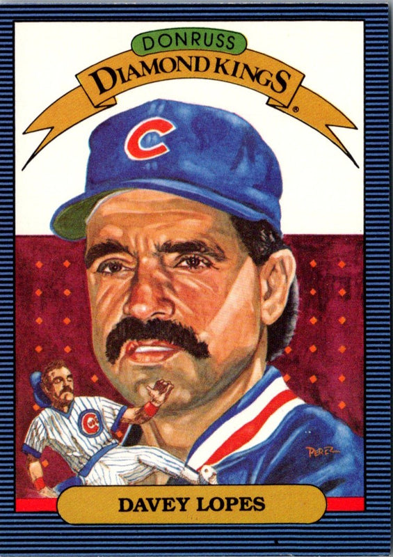 1986 Diamond Kings Davey Lopes #9