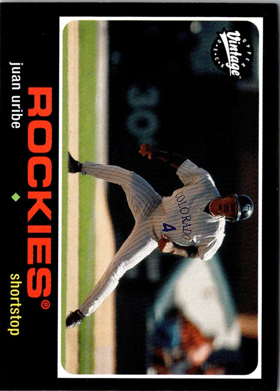 2002 Upper Deck Vintage Juan Uribe #266